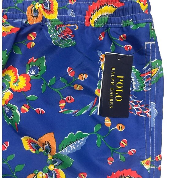 Polo Ralph Lauren Men’s 4XB Swim Trunks Lined Shorts Pockets Drawstring Floral - Picture 4 of 12